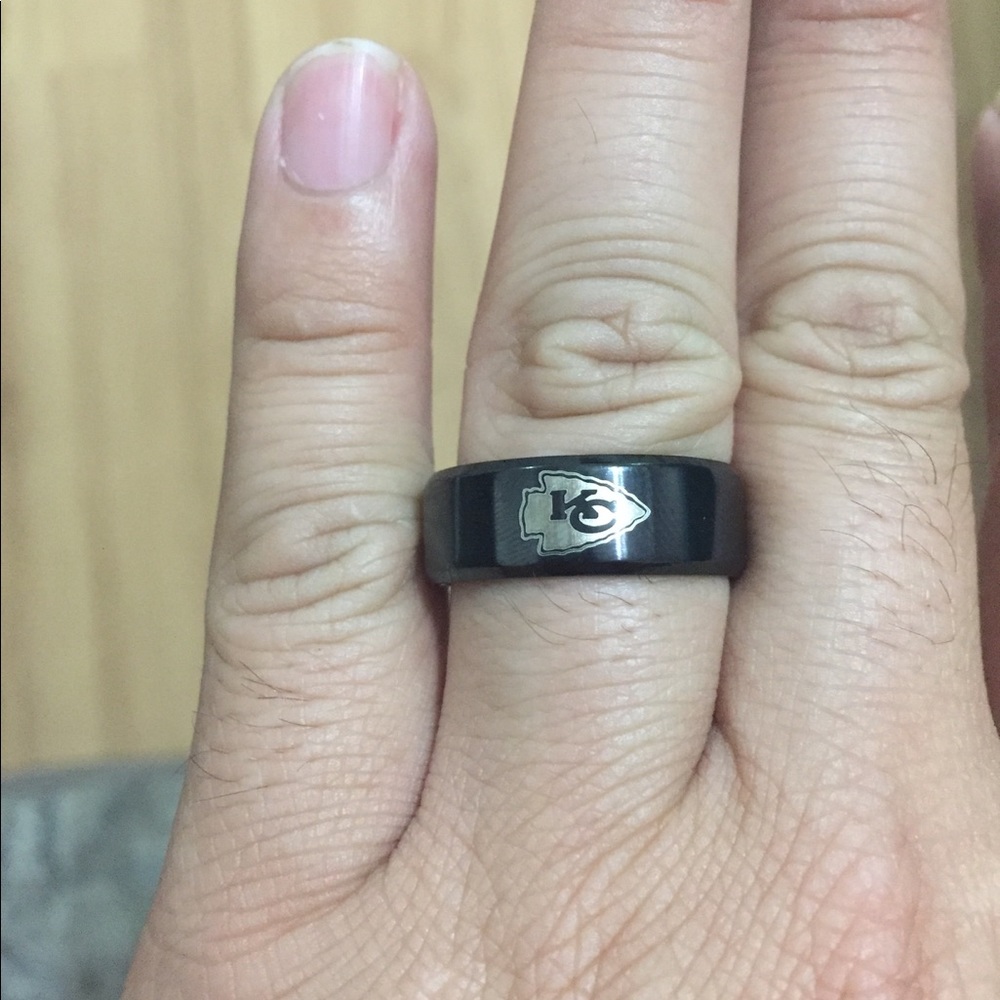Black Kansas City Chiefs Ring